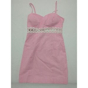 Lilly Pulitzer Pink and White Mini Dress